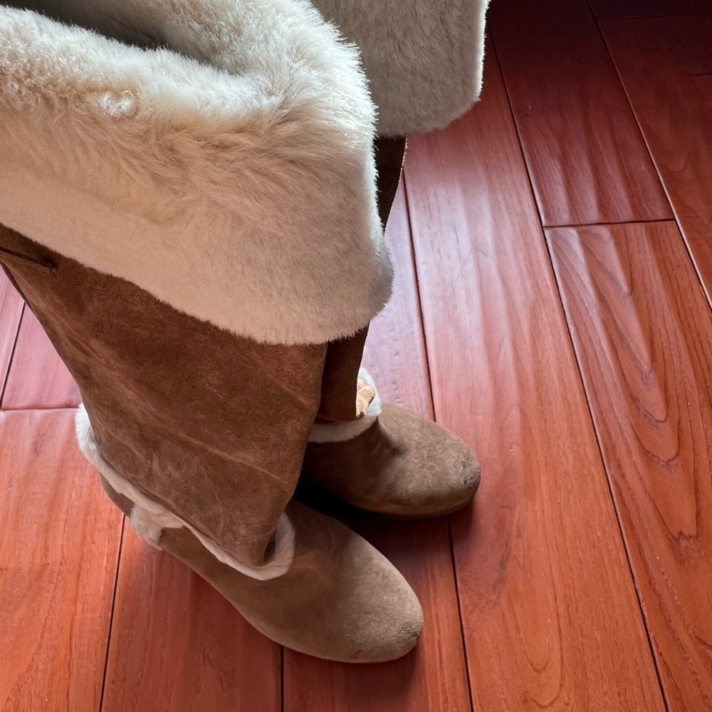 Guess suede leather boots